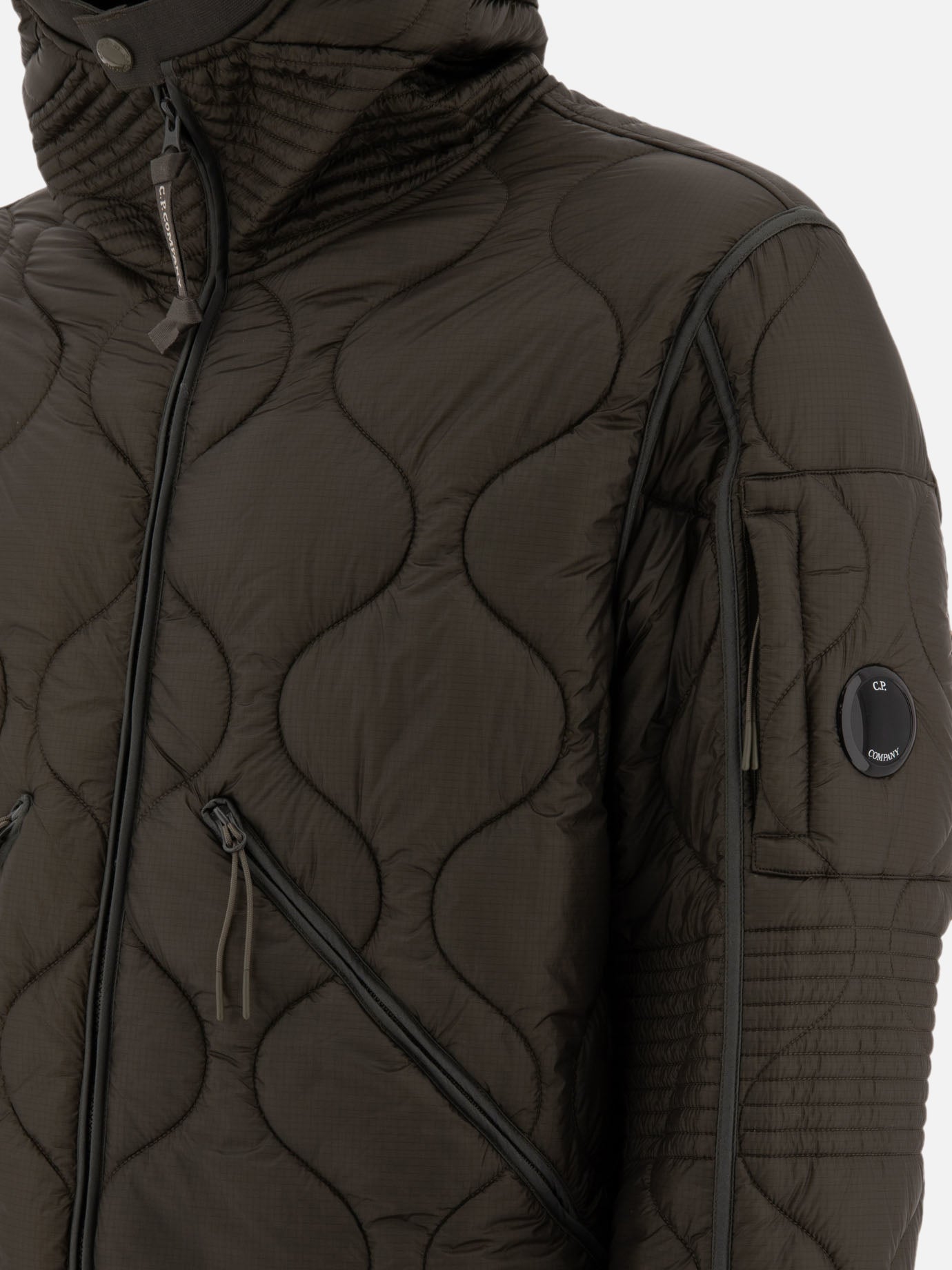 Giacche leggere & Trapuntate Solid colour  Verde - C.P. Company Uomo | PDP | VIETTI Online Store | Zoom-Modal_3
