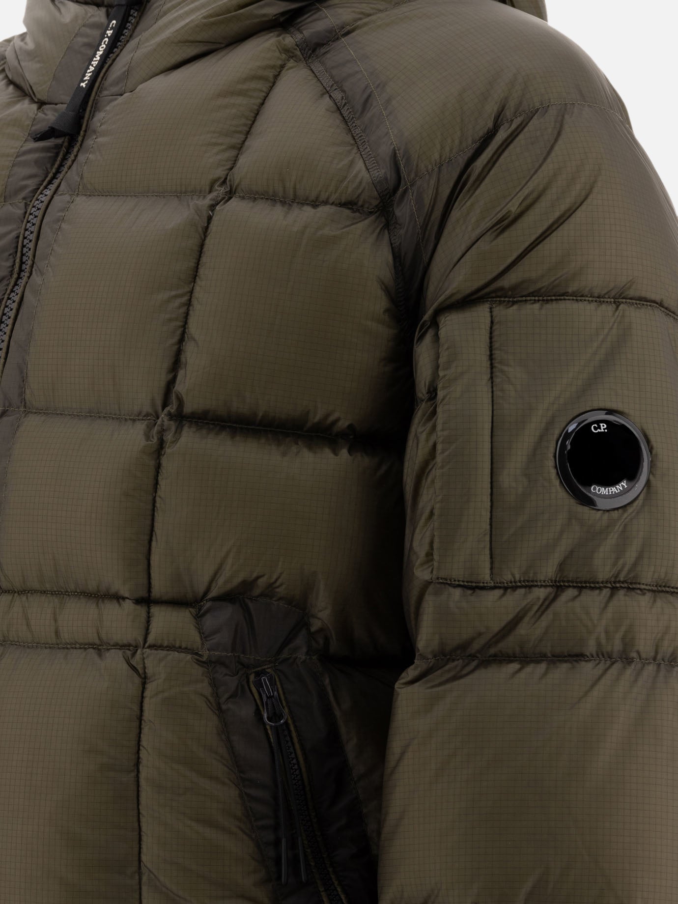 Piumini corti Solid colour  Verde - C.P. Company Uomo | PDP | VIETTI Online Store | thumbnail_4