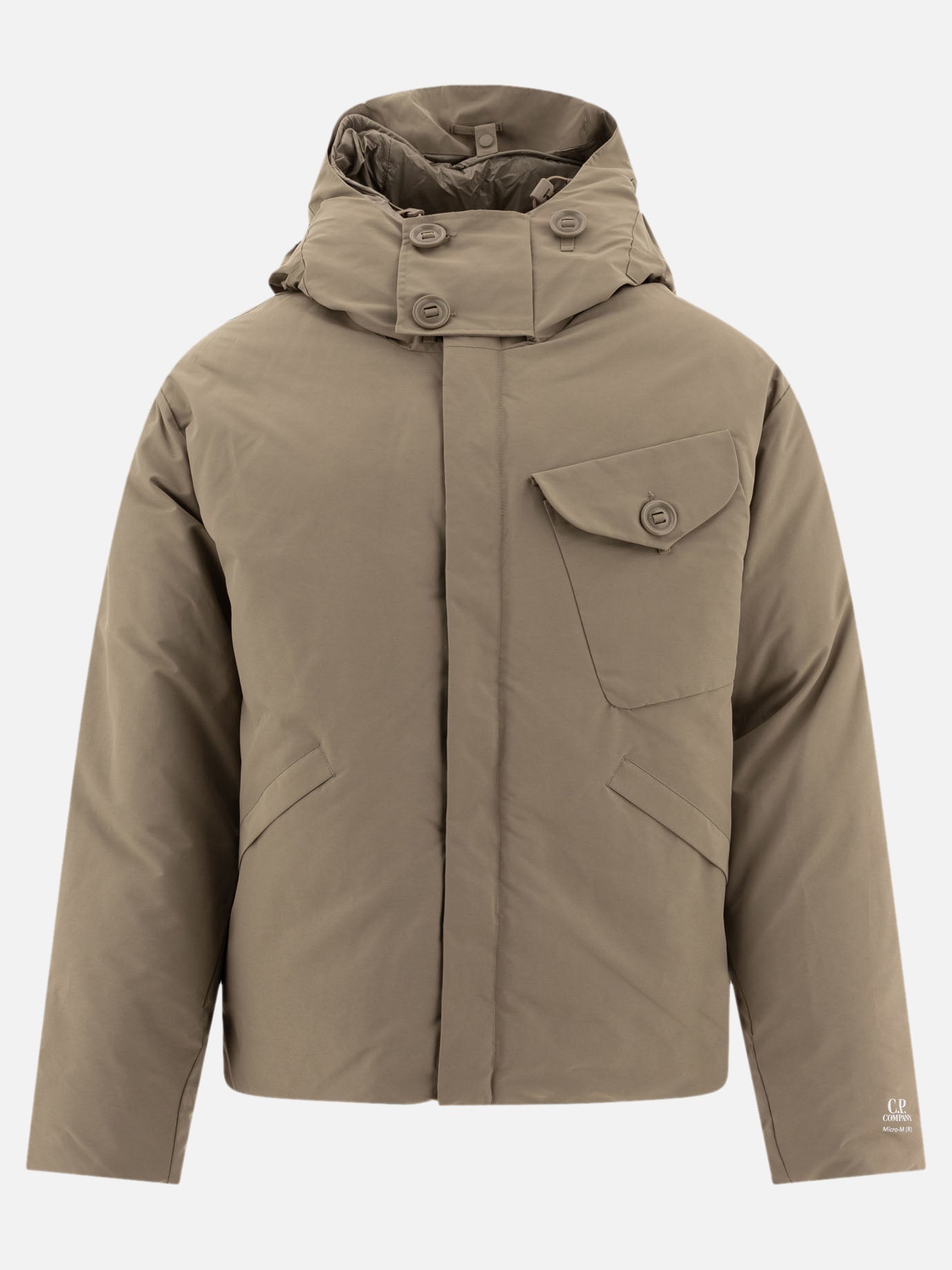 Giacche tecniche Solid colour  Verde - C.P. Company Uomo | PDP | VIETTI Online Store | thumbnail