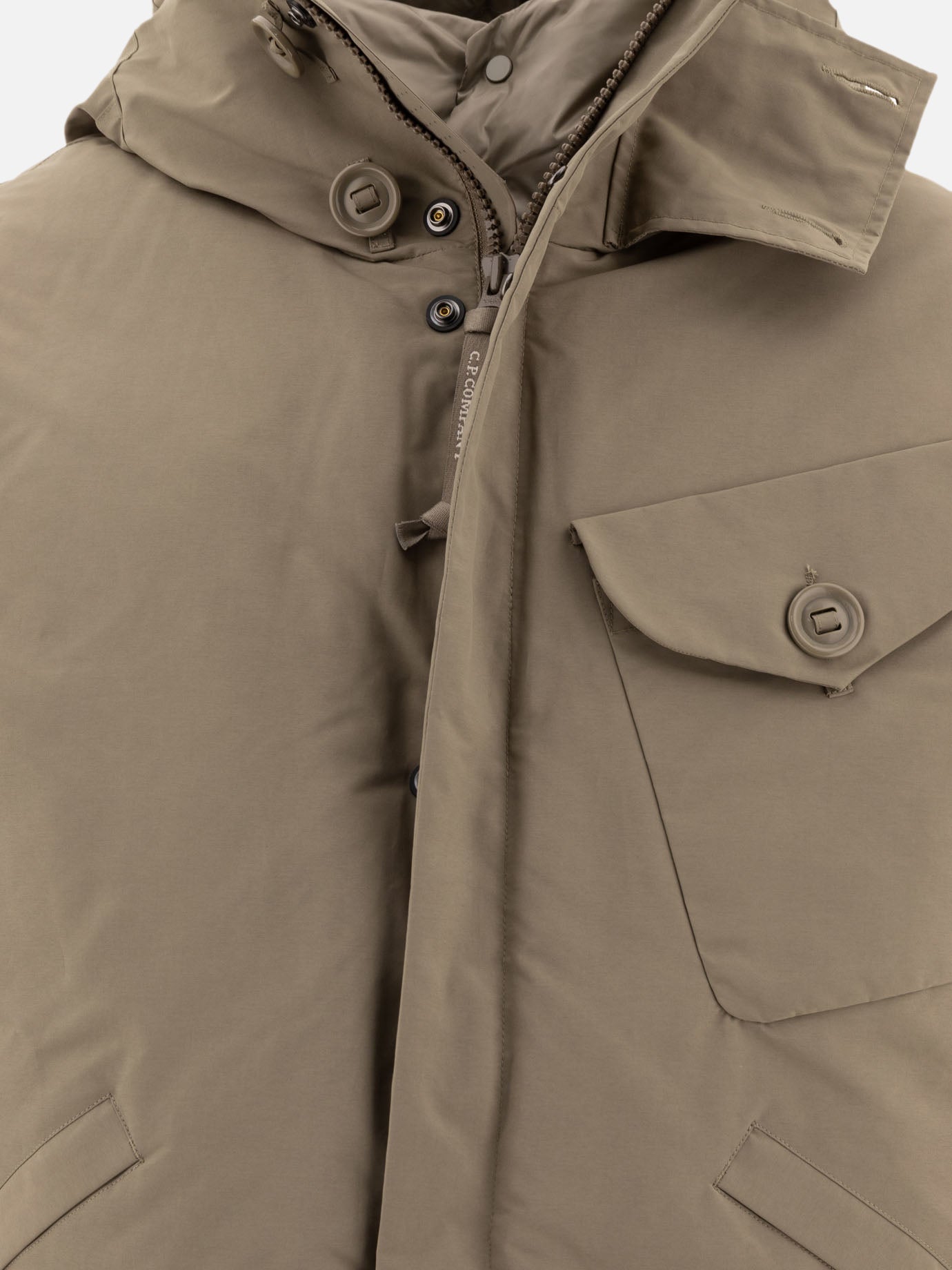 Giacche tecniche Solid colour  Verde - C.P. Company Uomo | PDP | VIETTI Online Store | thumbnail_3