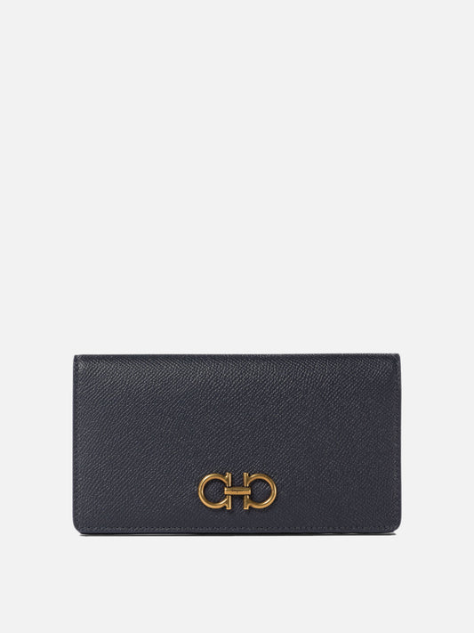 Ferragamo "Gancini" wallet Blue