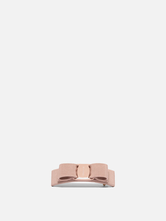 Ferragamo "Vara Bow" hair clip Pink