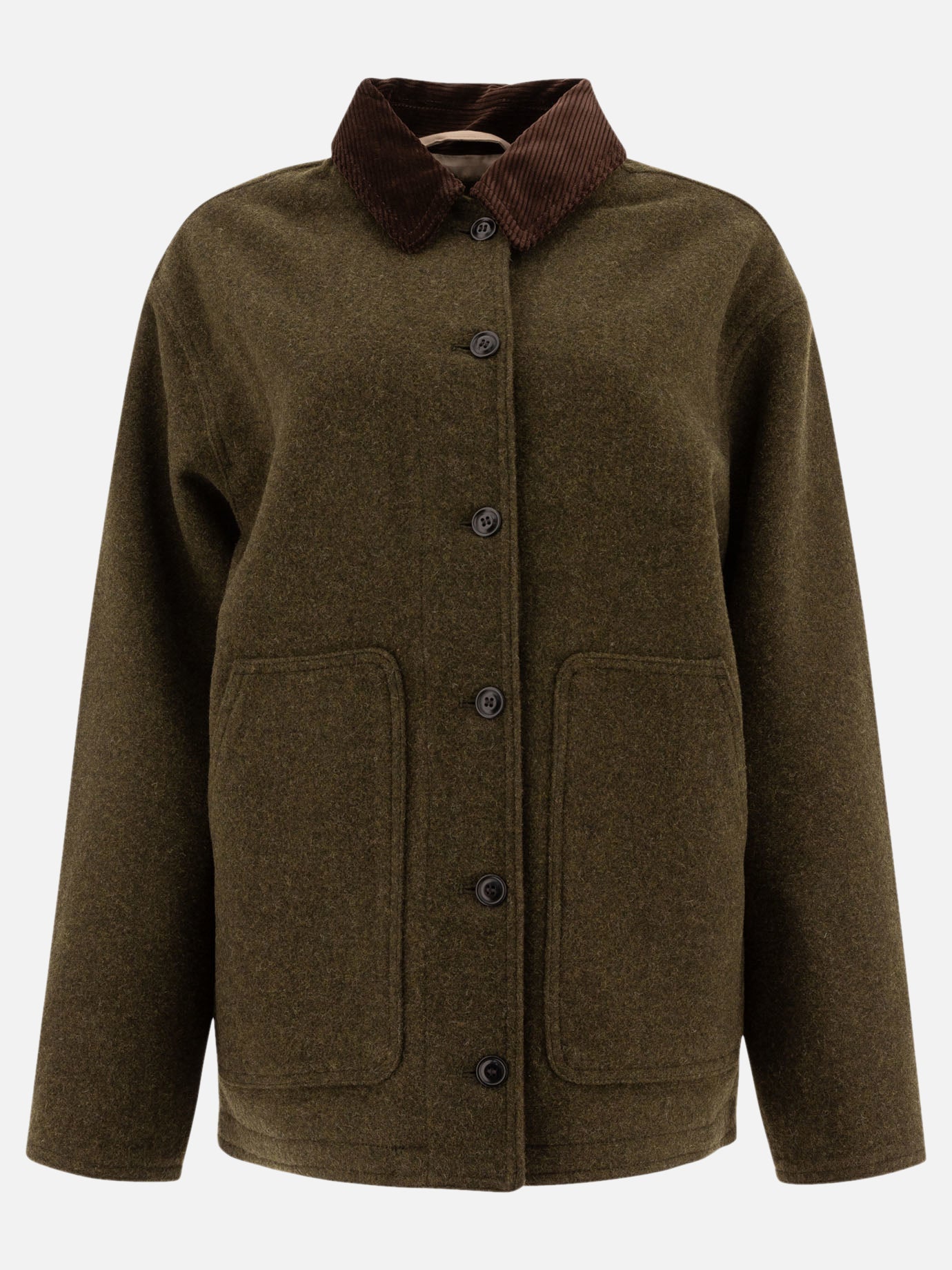 Cappotti corti Solid colour  Verde - Filson Donna | PDP | VIETTI Online Store | thumbnail