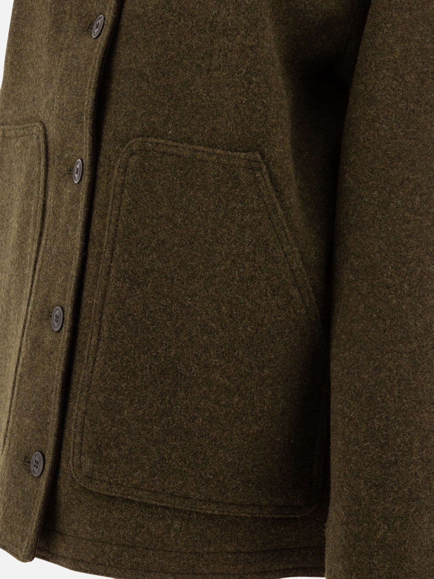 Cappotti corti Solid colour  Verde - Filson Donna | PDP | VIETTI Online Store | thumbnail_4