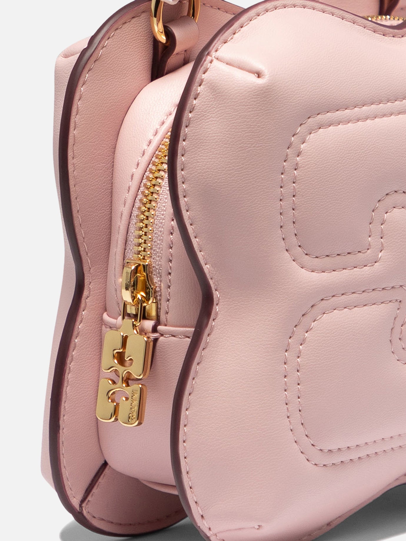 Ganni "Small Butterfly" handbag Pink