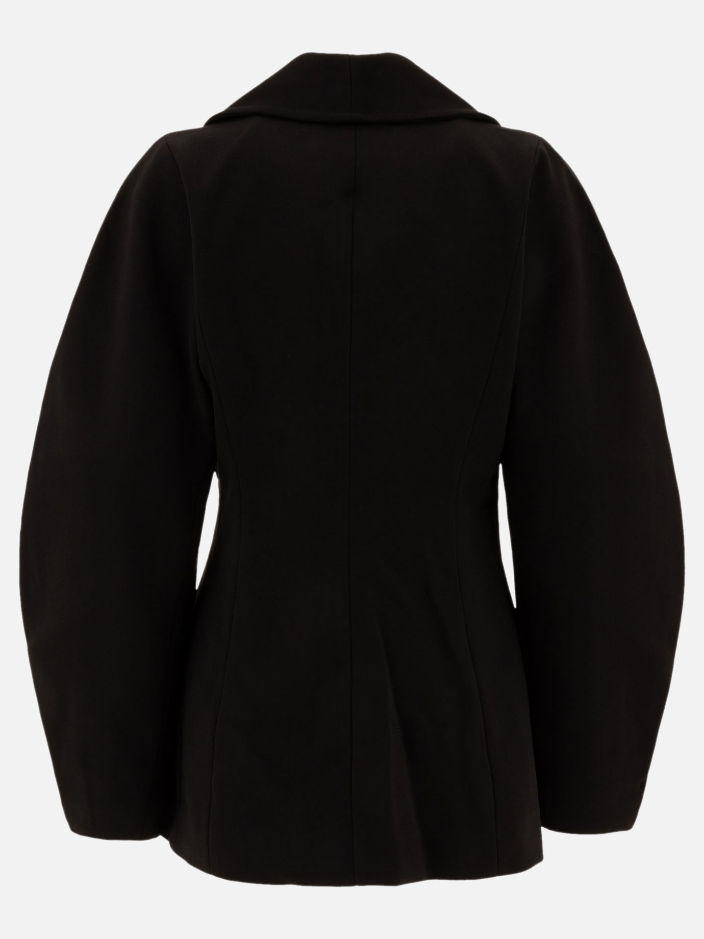 Blazer Solid colour  Nero - Ganni Donna | PDP | VIETTI Online Store | Zoom-Modal_2
