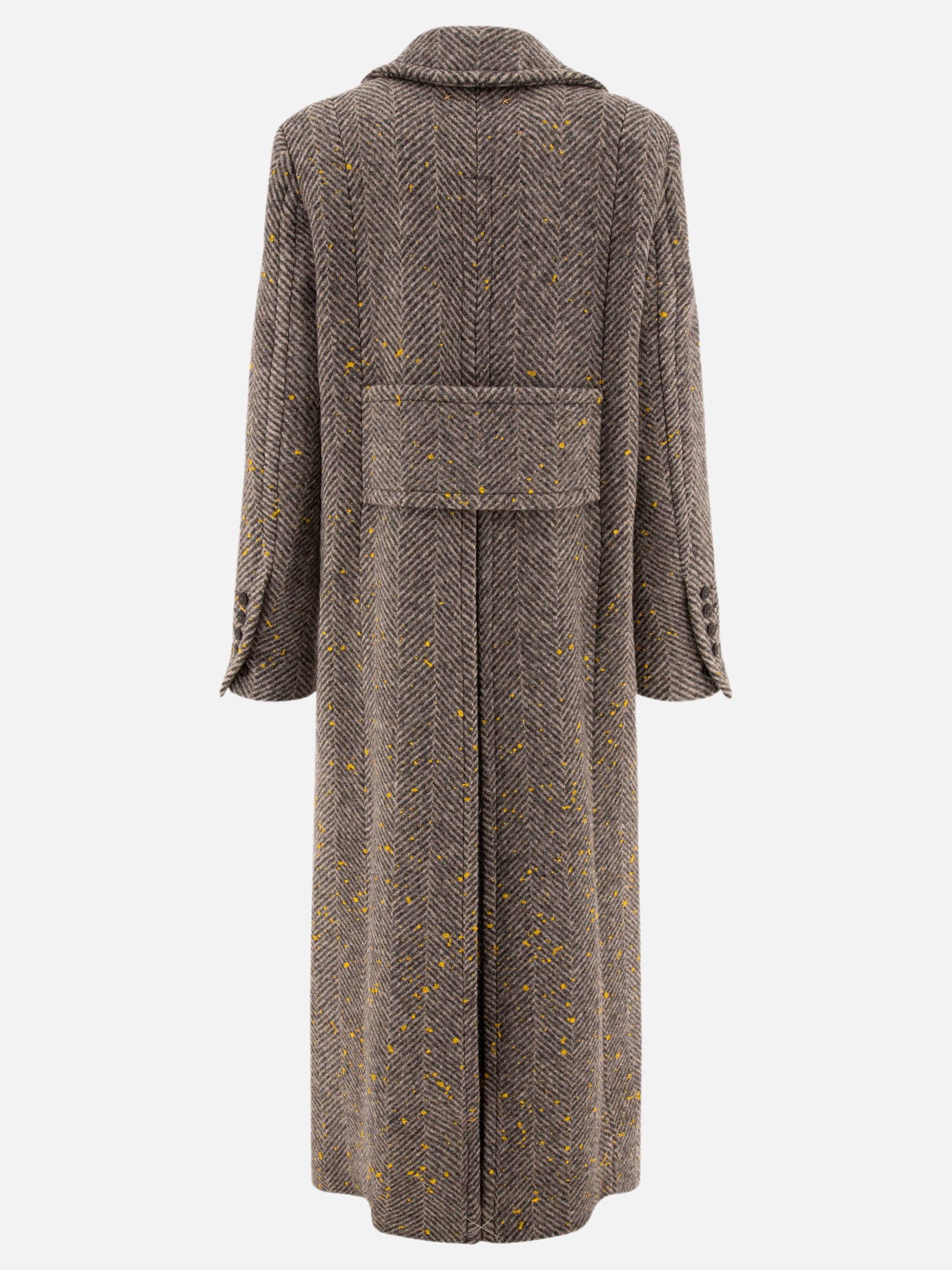 Cappotti lunghi Herringbone  Grigio - Golden Goose Donna | PDP | VIETTI Online Store | Zoom-Modal_2
