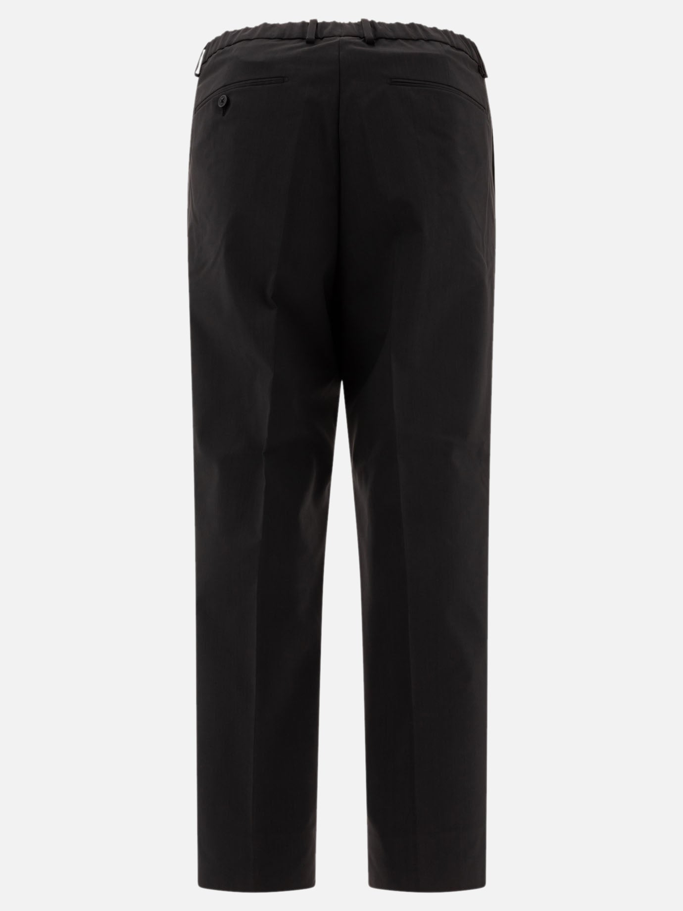 Goldwin "Wool Blend Twill One Tuck" trousers Black