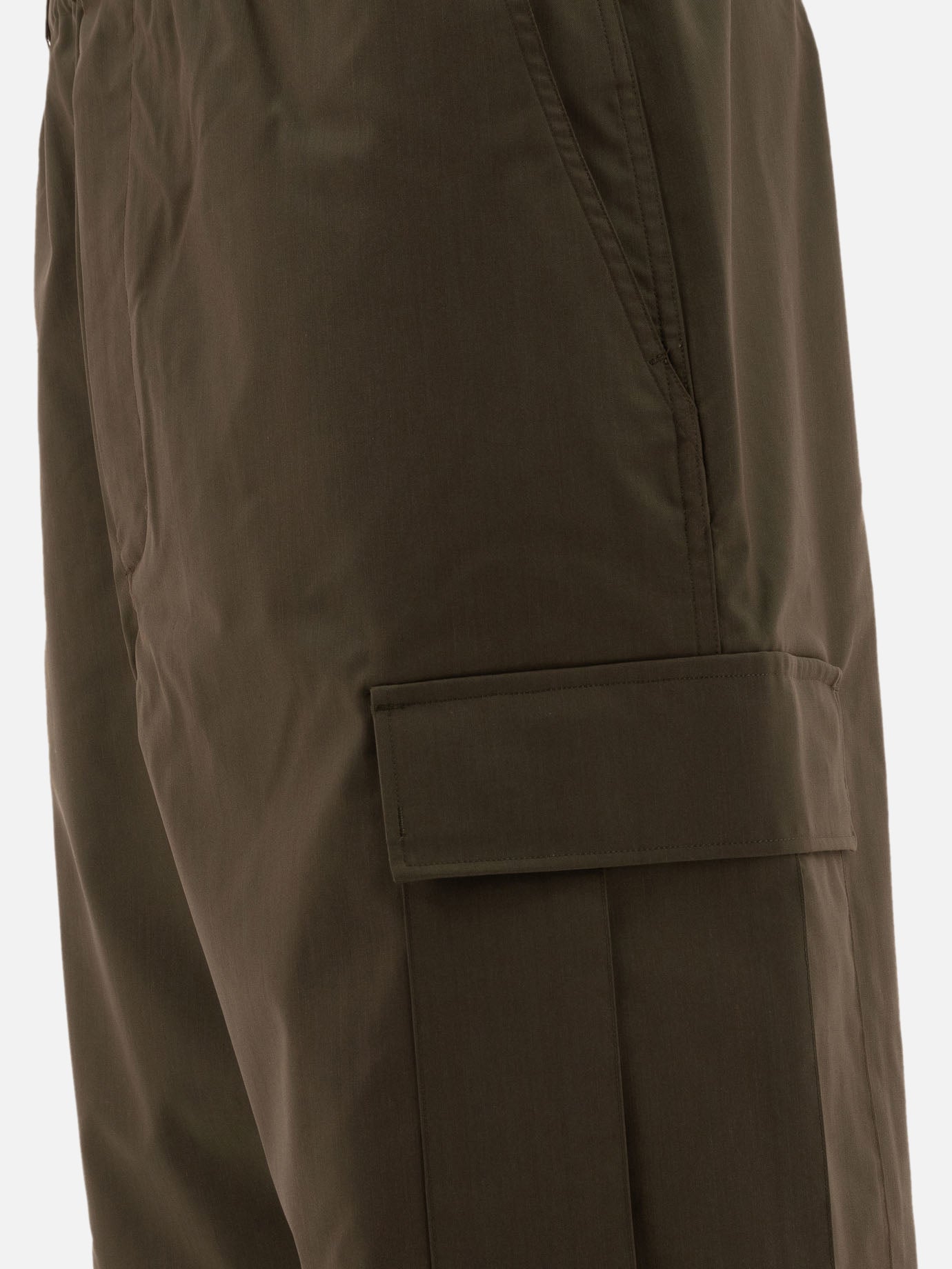 "Wool Blend Twill" trousers