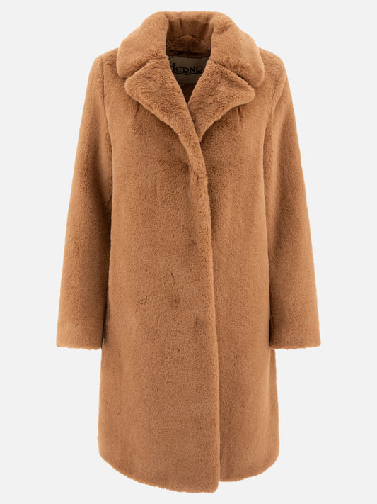 Cappotti lunghi Solid colour  Beige - Herno Donna | PLP | VIETTI Online Store 

