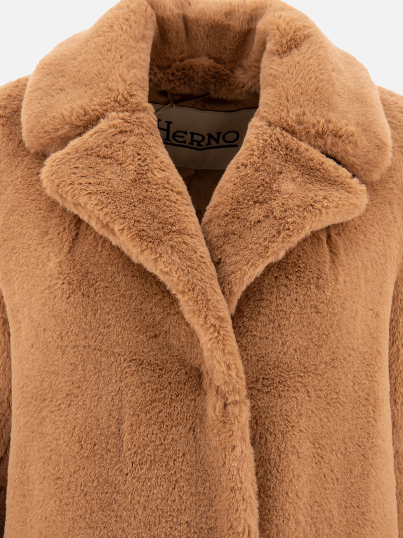 Cappotti lunghi Solid colour  Beige - Herno Donna | PDP | VIETTI Online Store | thumbnail_3