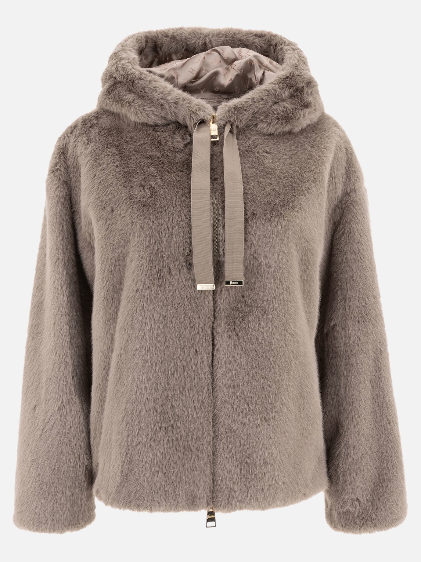 Cappotti corti Solid colour  Grigio - Herno Donna | PDP | VIETTI Online Store | Zoom-Modal
