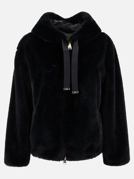 Cappotti corti Solid colour  Nero - Herno Donna | PLP | VIETTI Online Store 
