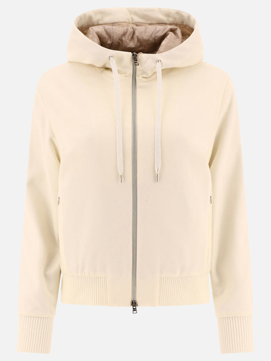 Bomber Solid colour  Bianco - Herno Donna | PLP | VIETTI Online Store 
