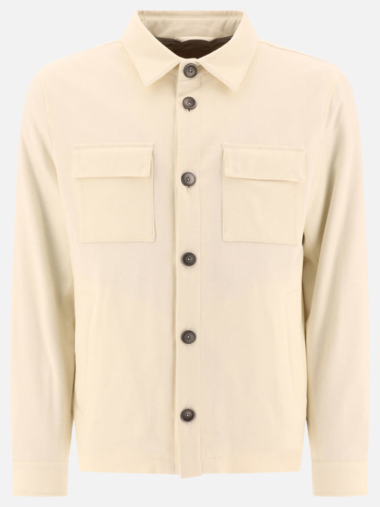 Overshirt jackets Solid colour  White - Herno Men | PLP | VIETTI Online Store 
