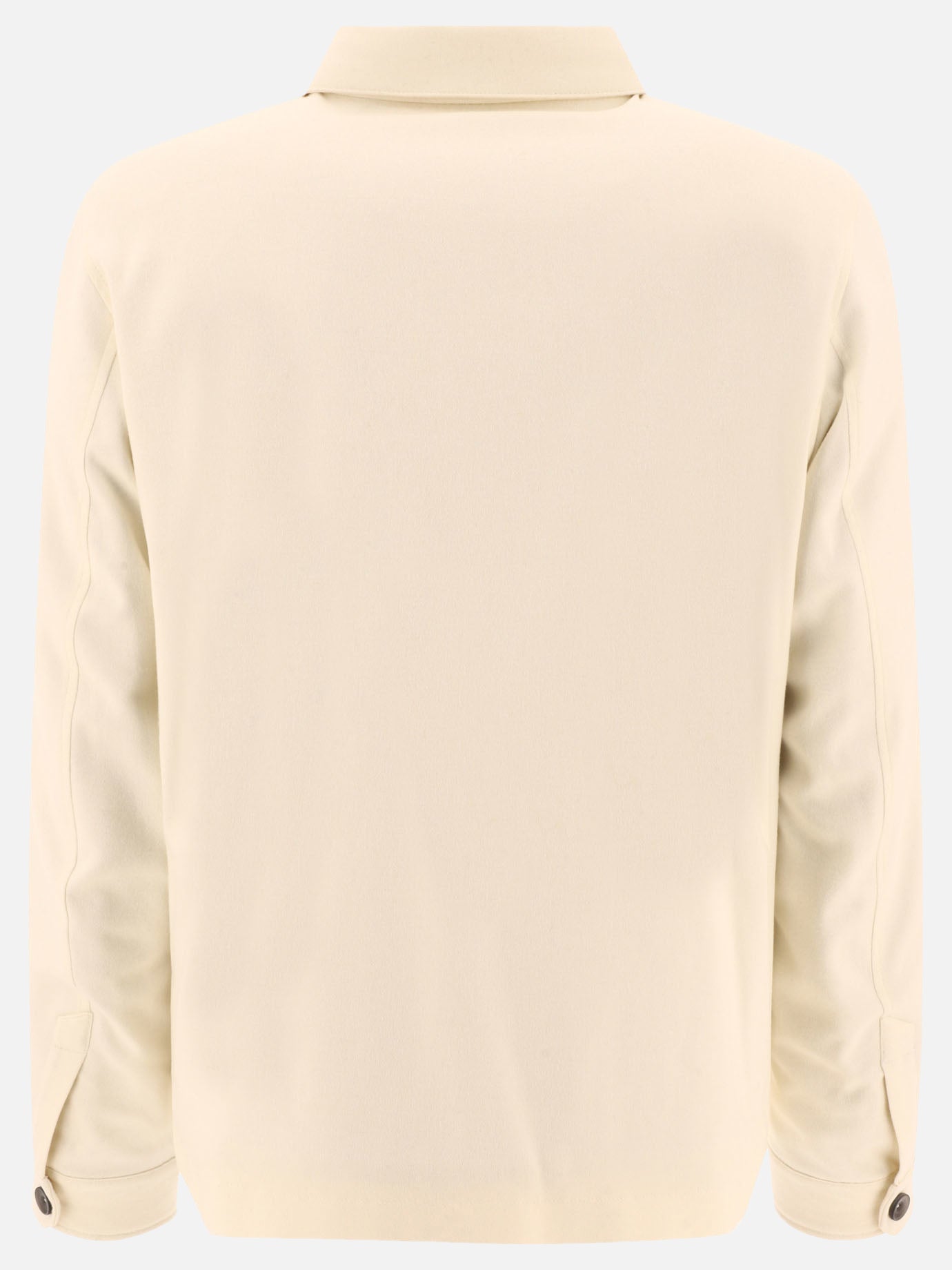 Herno "Resort" overshirt in cashmere and silk White