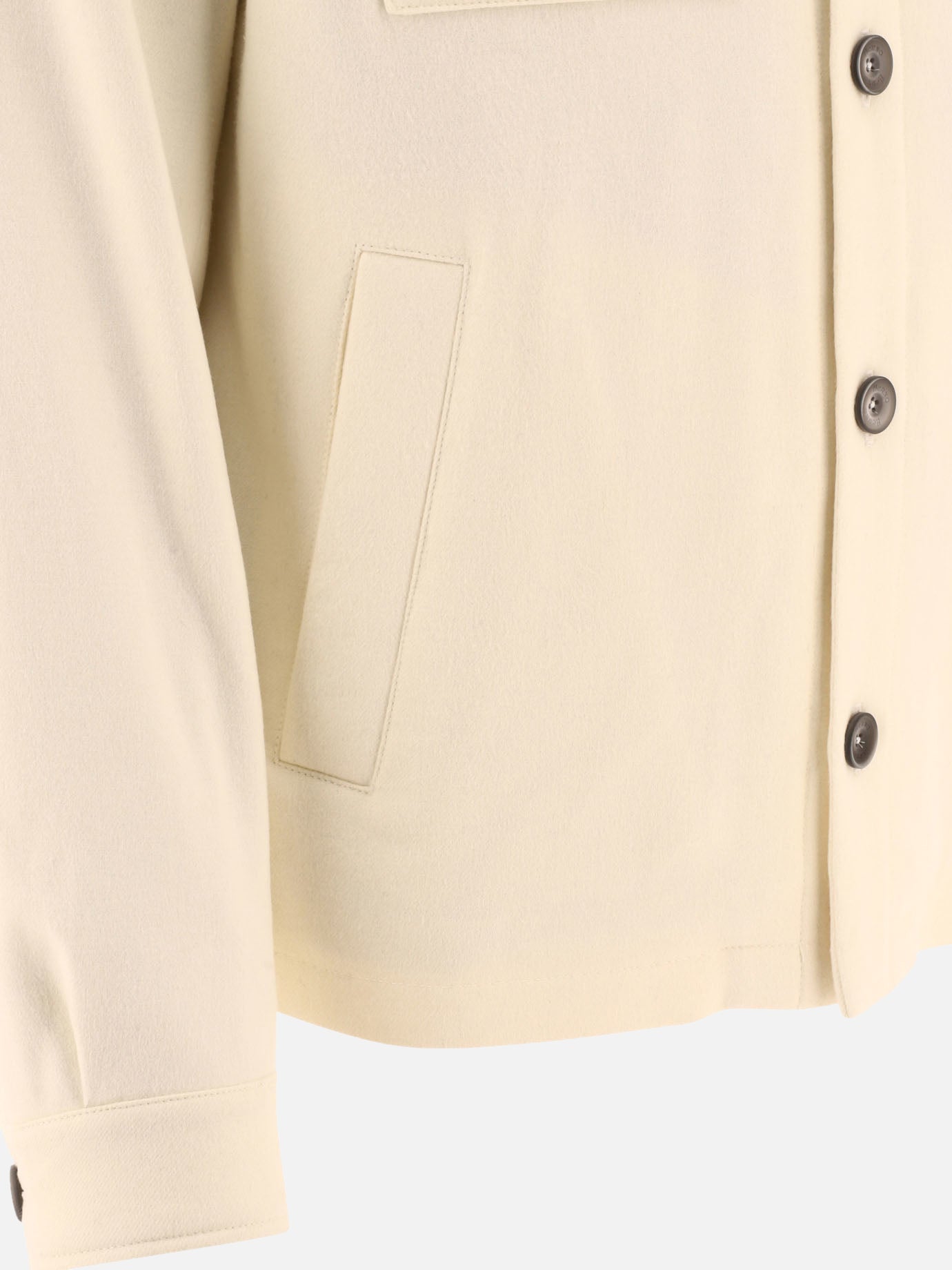 Overshirt jackets Solid colour  White - Herno Men | PDP | VIETTI Online Store | thumbnail_4