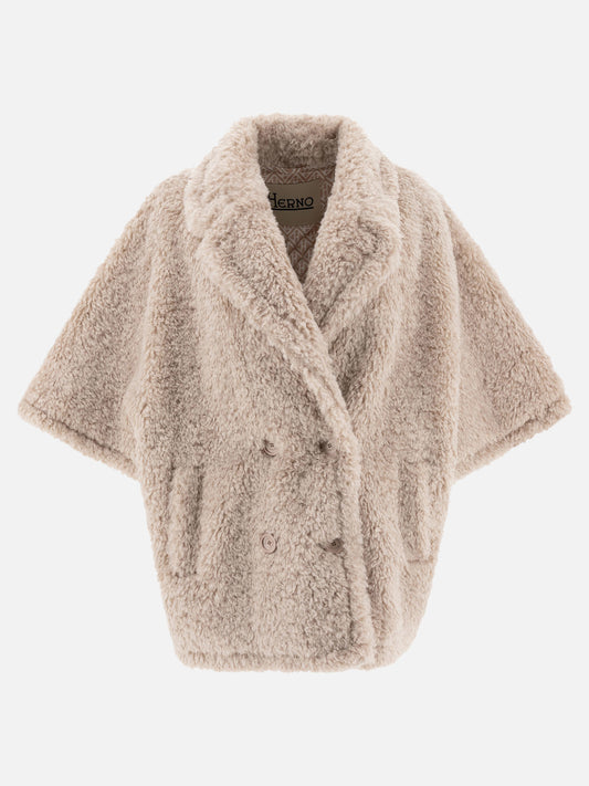 Capes Solid colour  Beige - Herno Women | PLP | VIETTI Online Store 
