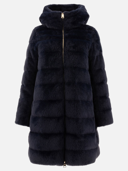 Piumini lunghi Solid colour  Blu - Herno Donna | PLP | VIETTI Online Store 
