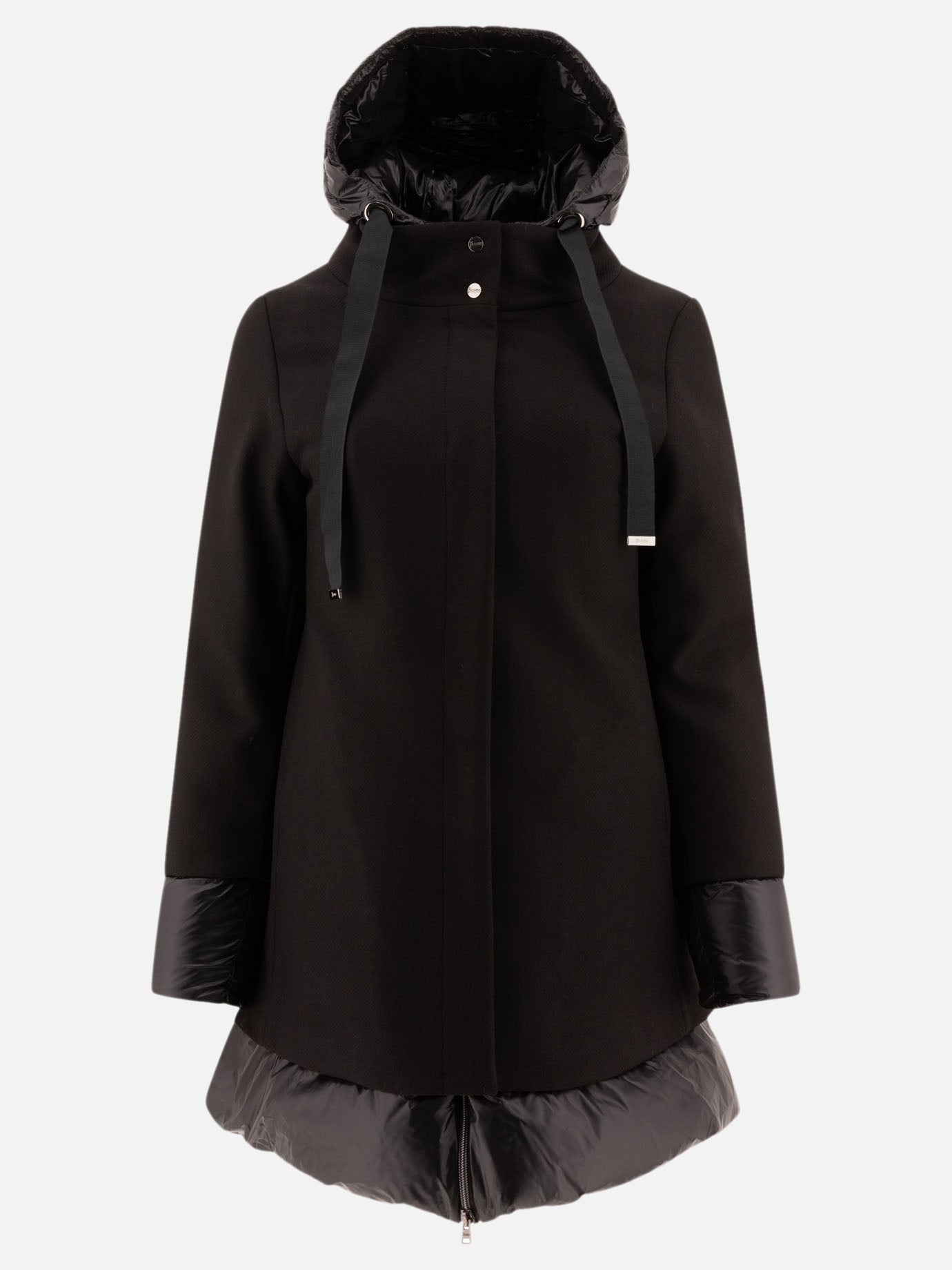 Piumini lunghi Solid colour  Nero - Herno Donna | PDP | VIETTI Online Store | thumbnail