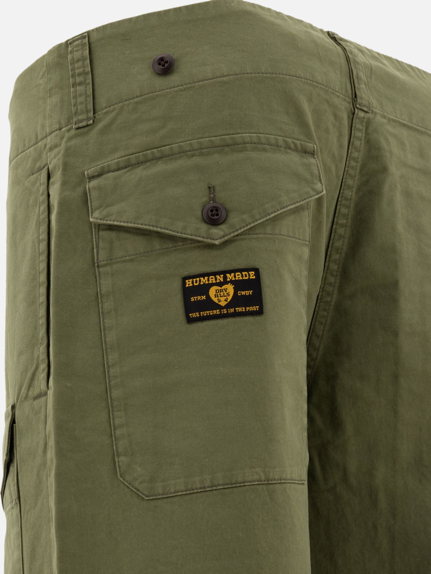 Straight-leg cargo trousers