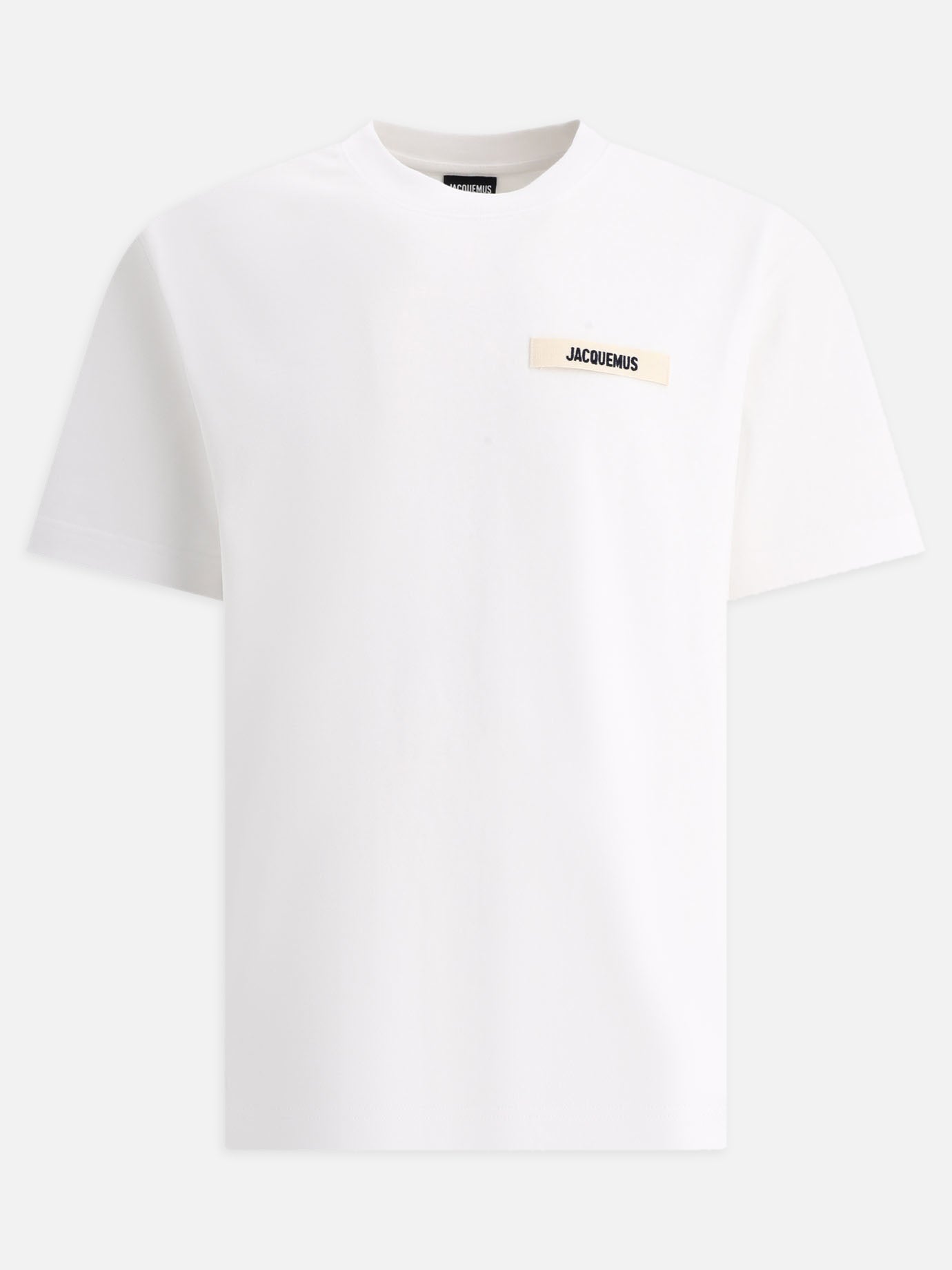 Crewneck t-shirts Solid colour  White - Jacquemus Men | PDP | VIETTI Online Store | Zoom-Modal

