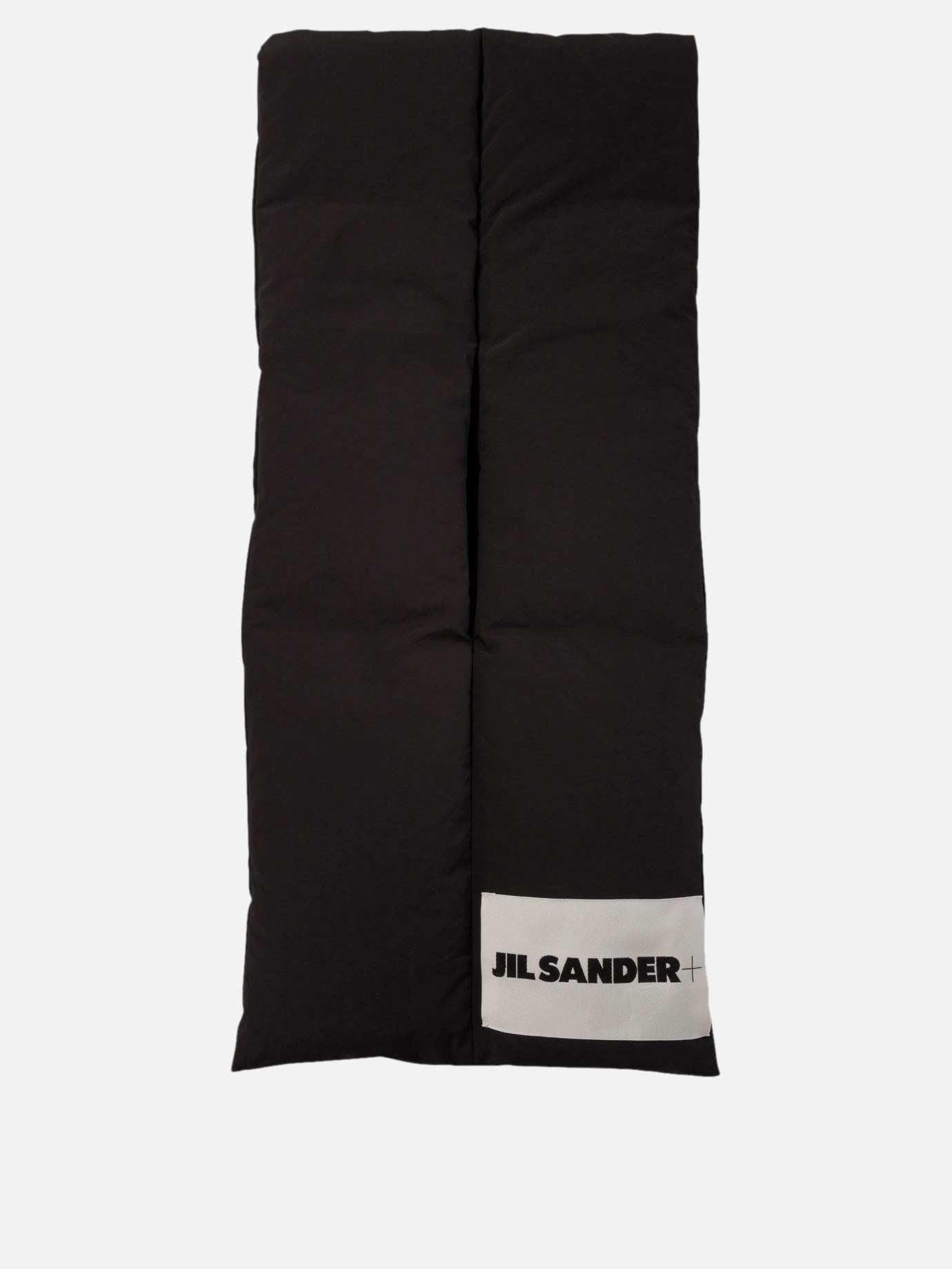 Jil Sander Scarf with patch Black