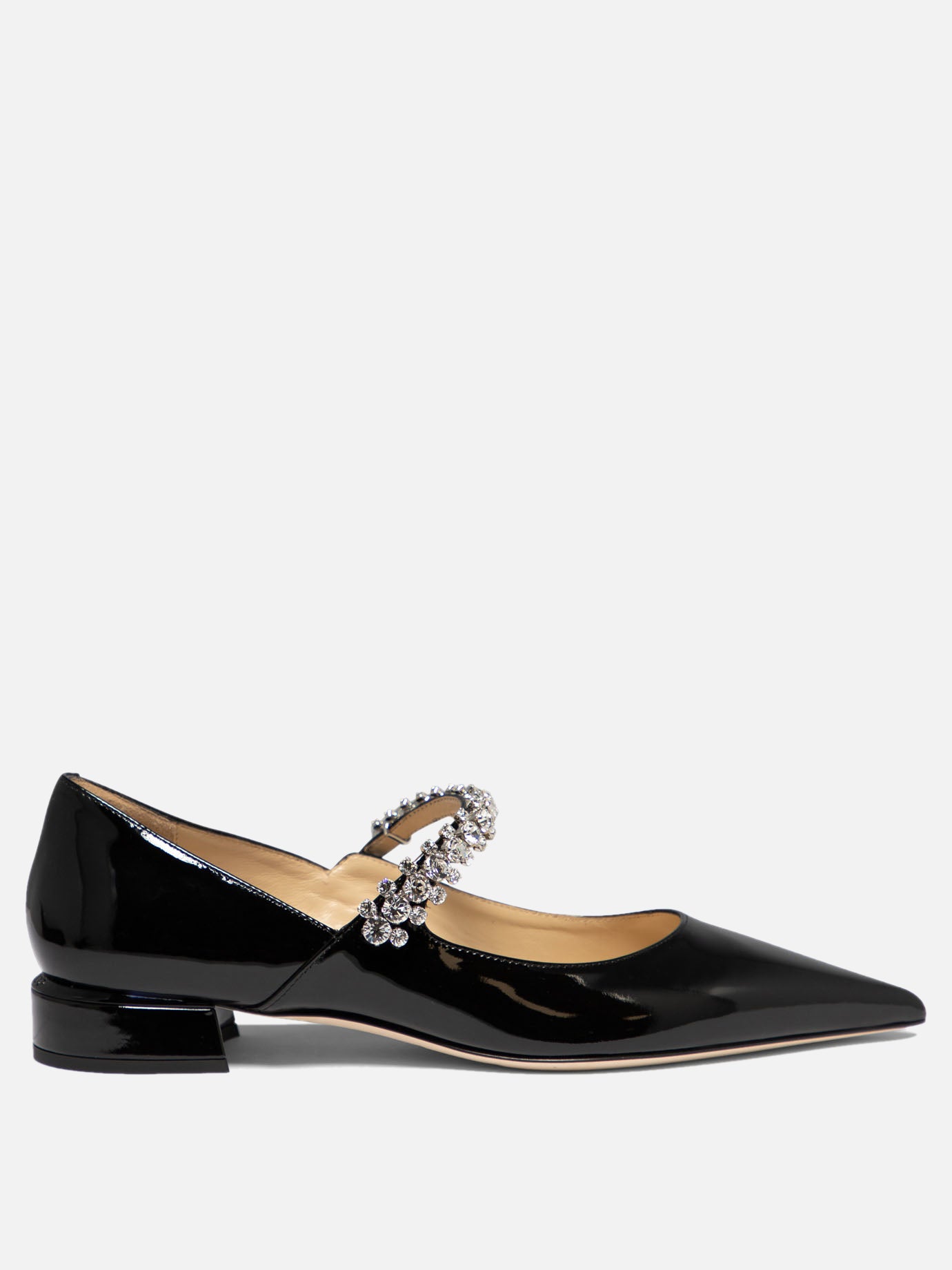 Mary Jane ballet flats 100% patent leather - 100% leather  Black - Jimmy Choo Women | PDP | VIETTI Online Store | thumbnail