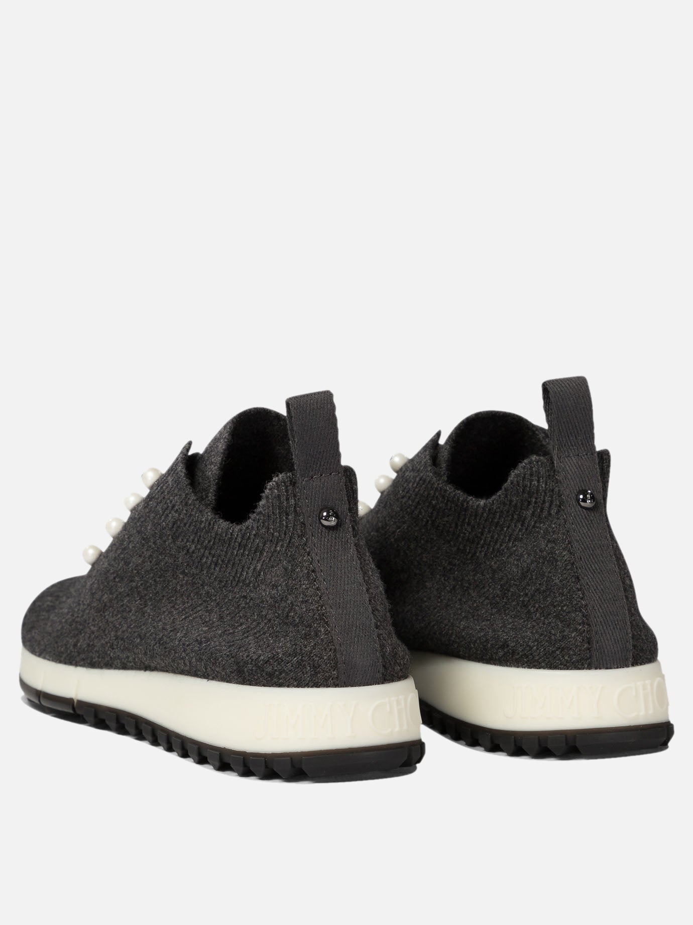 Jimmy Choo "Veles" cashmere sneakers Grey