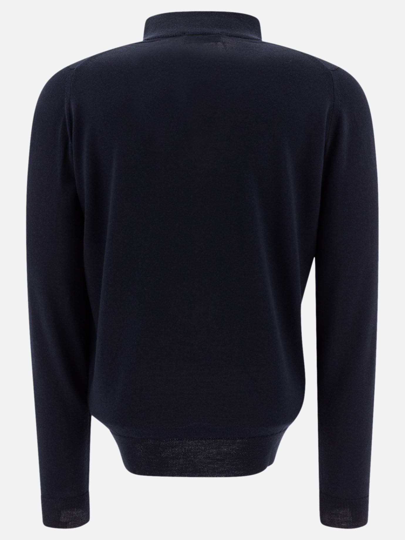 John Smedley "Tapton" half-zip sweater Blue