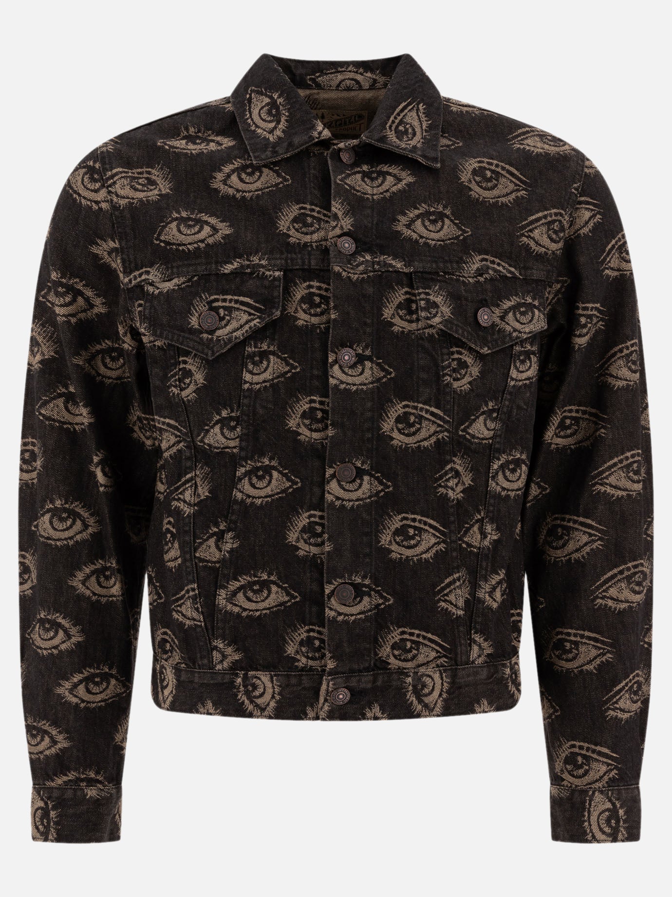 Giacche in denim Print  Nero - KAPITAL Uomo | PDP | VIETTI Online Store | thumbnail