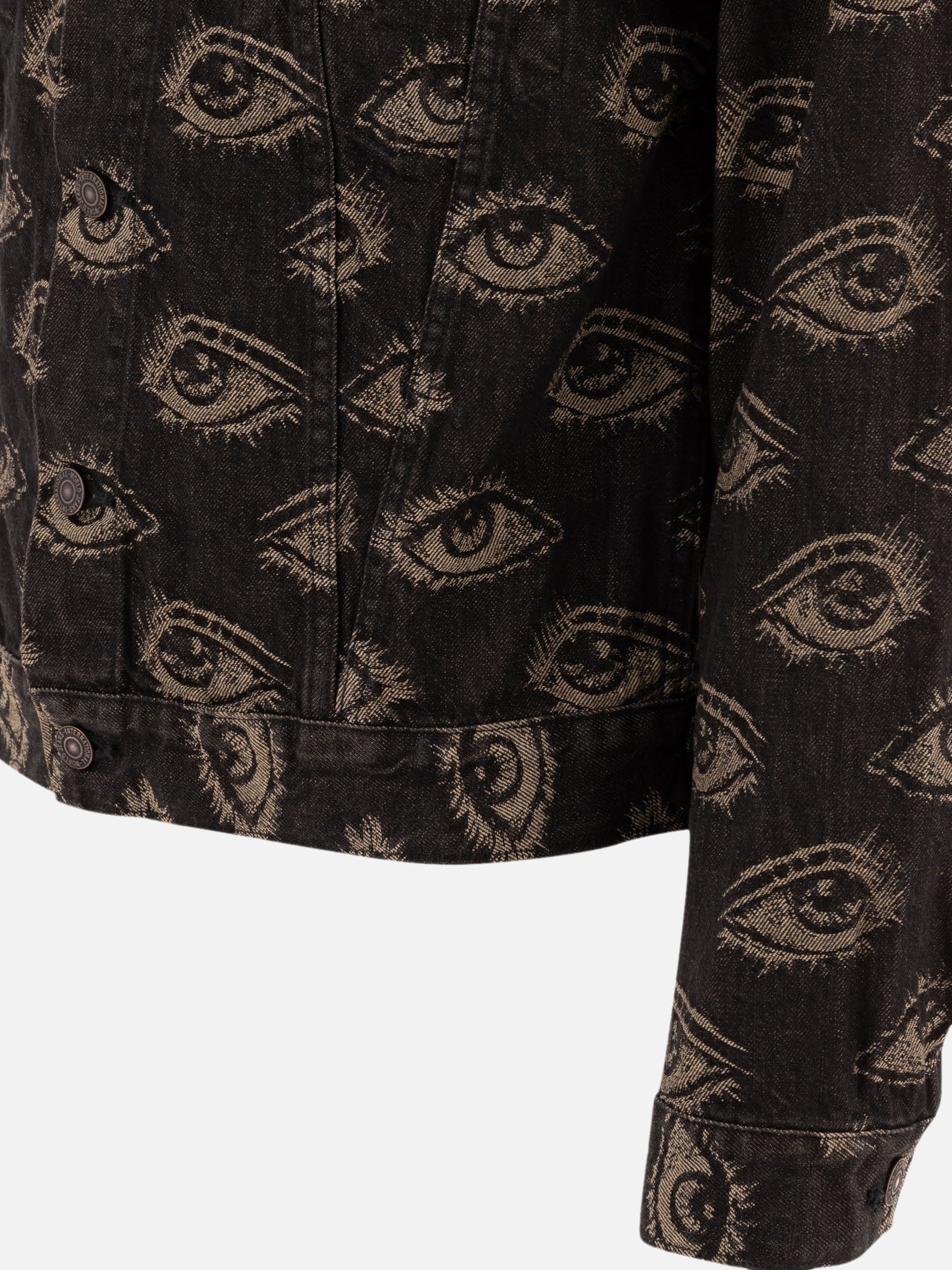 Giacche in denim Print  Nero - KAPITAL Uomo | PDP | VIETTI Online Store | thumbnail_4