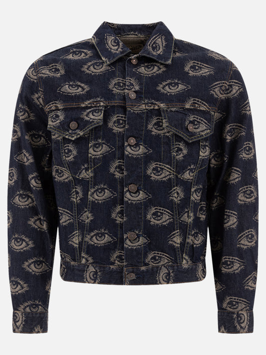 Giacche in denim Print  Blu - KAPITAL Uomo | PLP | VIETTI Online Store 
