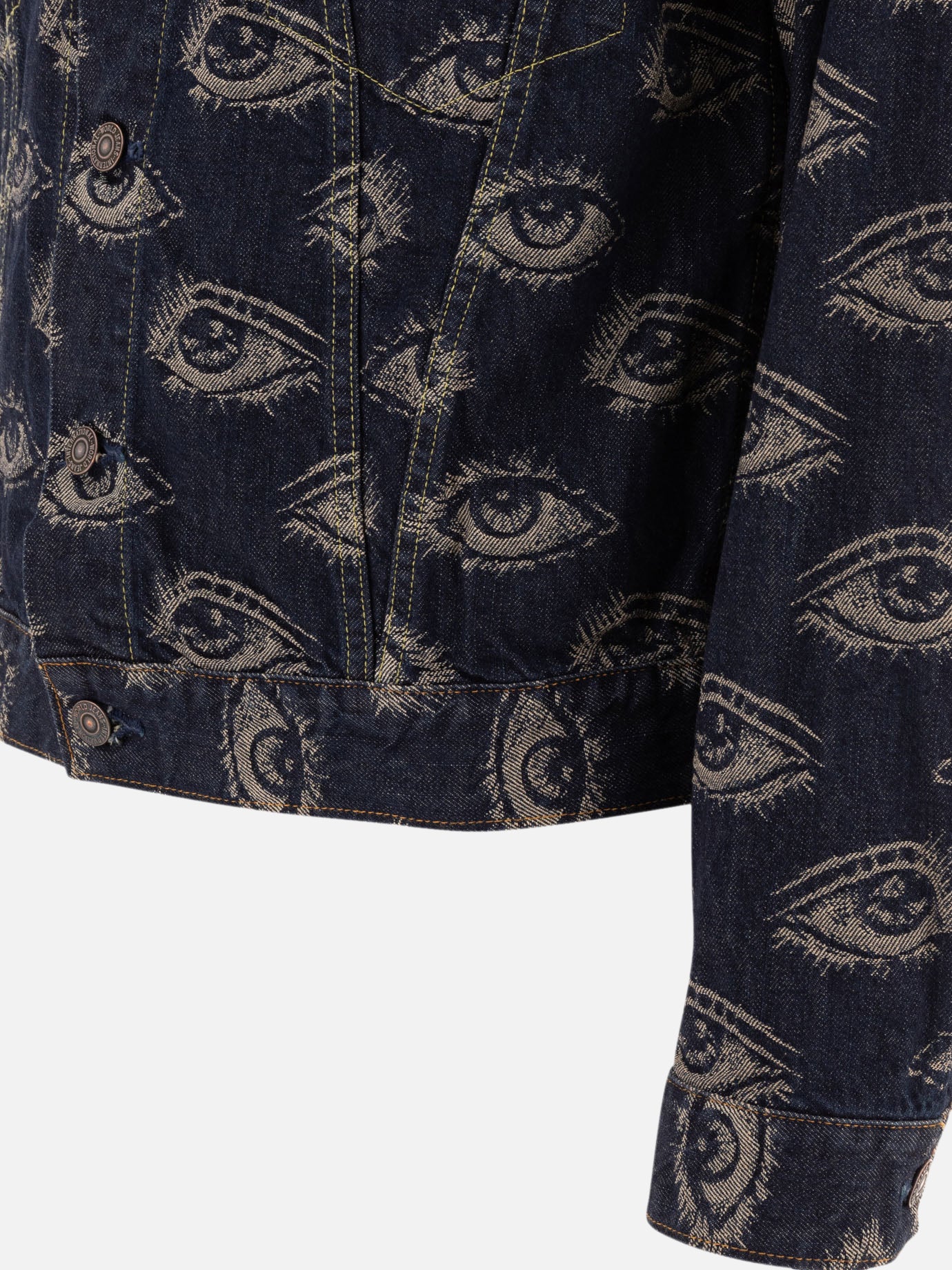 Giacche in denim Print  Blu - KAPITAL Uomo | PDP | VIETTI Online Store | Zoom-Modal_4
