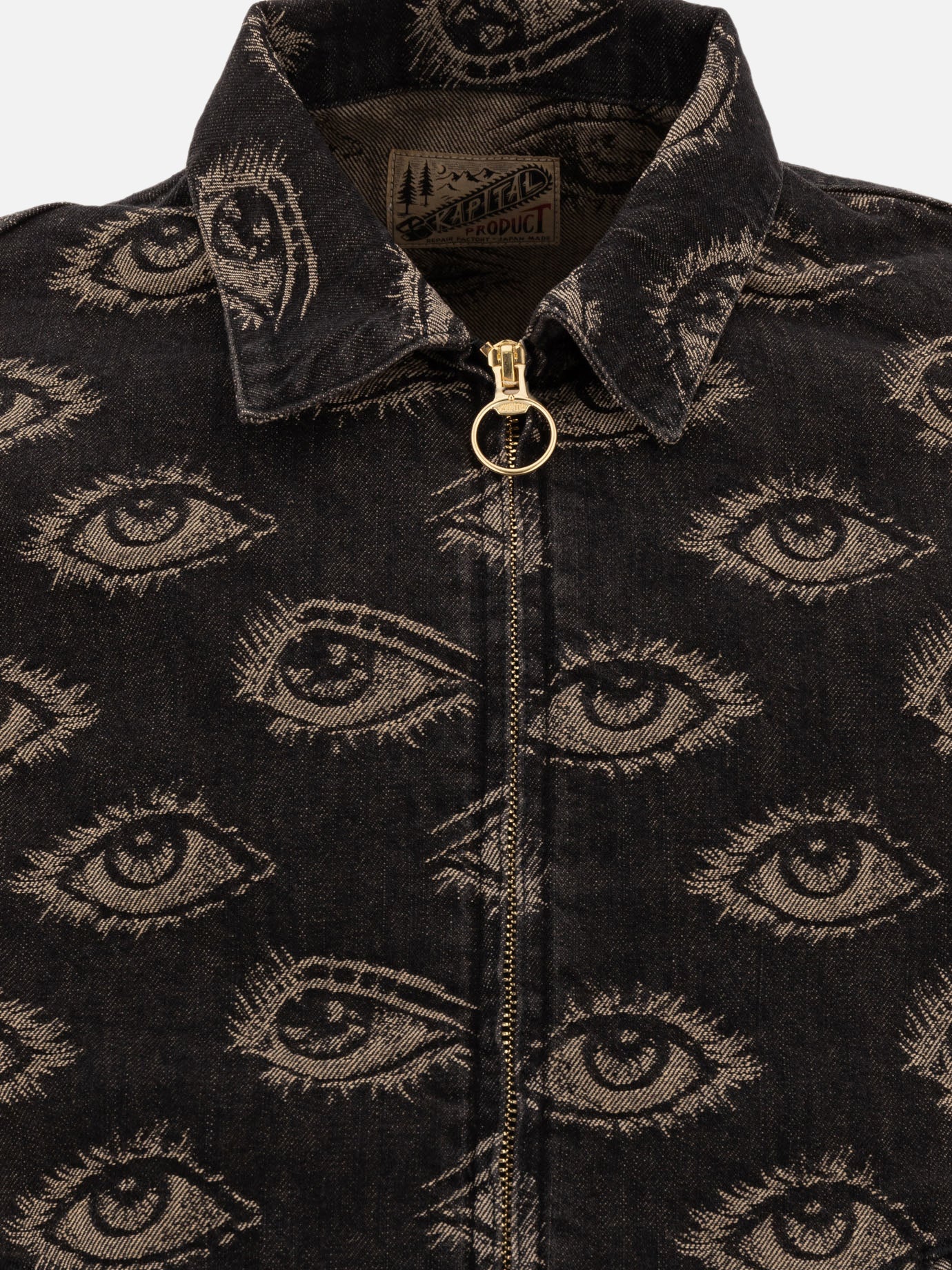 Giacche in denim Print  Nero - KAPITAL Uomo | PDP | VIETTI Online Store | thumbnail_3