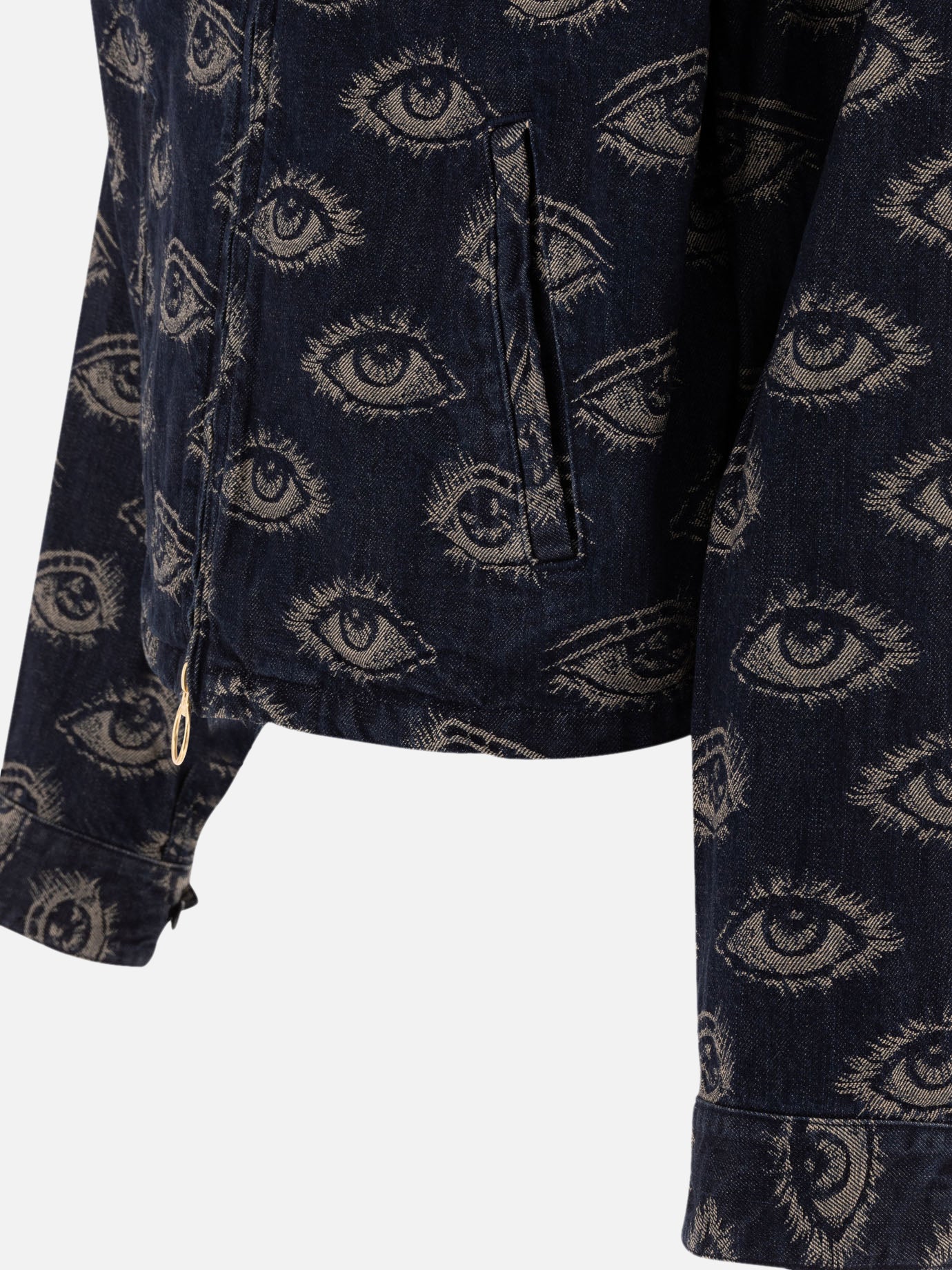 Giacche in denim Print  Blu - KAPITAL Uomo | PDP | VIETTI Online Store | thumbnail_4