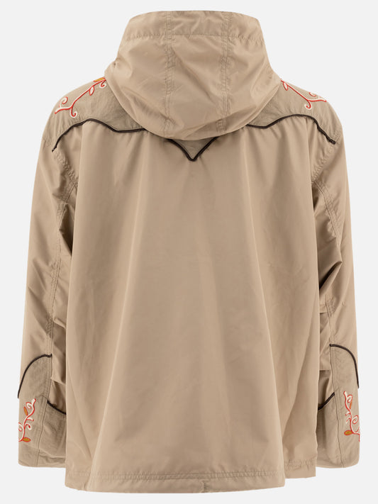 KAPITAL Giacca a vento con ricami floreali 16501944_5 Beige 2
