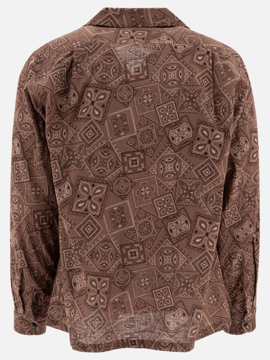KAPITAL Camicia "Murasheeching Cookie" 14825393_4 Brown 2