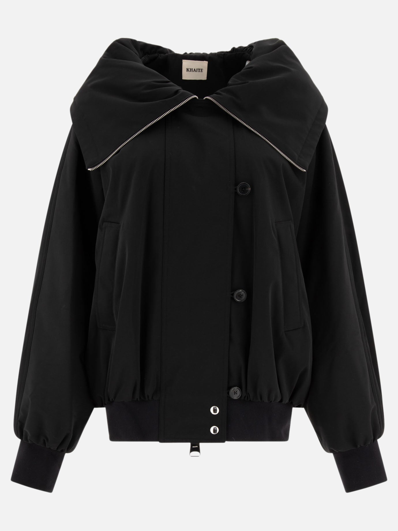 Bomber Solid colour  Nero - Khaite Donna | PDP | VIETTI Online Store | Zoom-Modal
