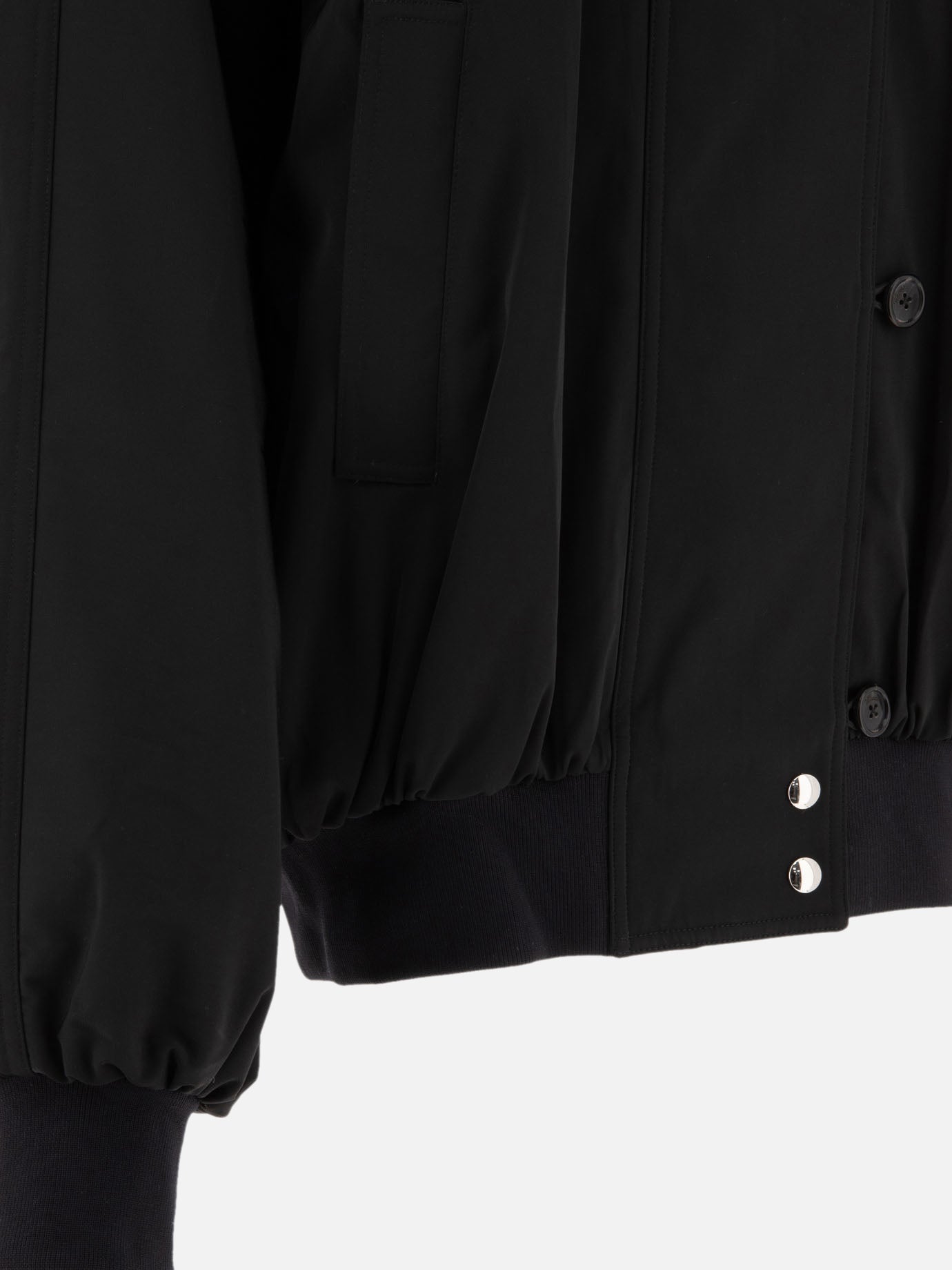 Bomber Solid colour  Nero - Khaite Donna | PDP | VIETTI Online Store | thumbnail_4