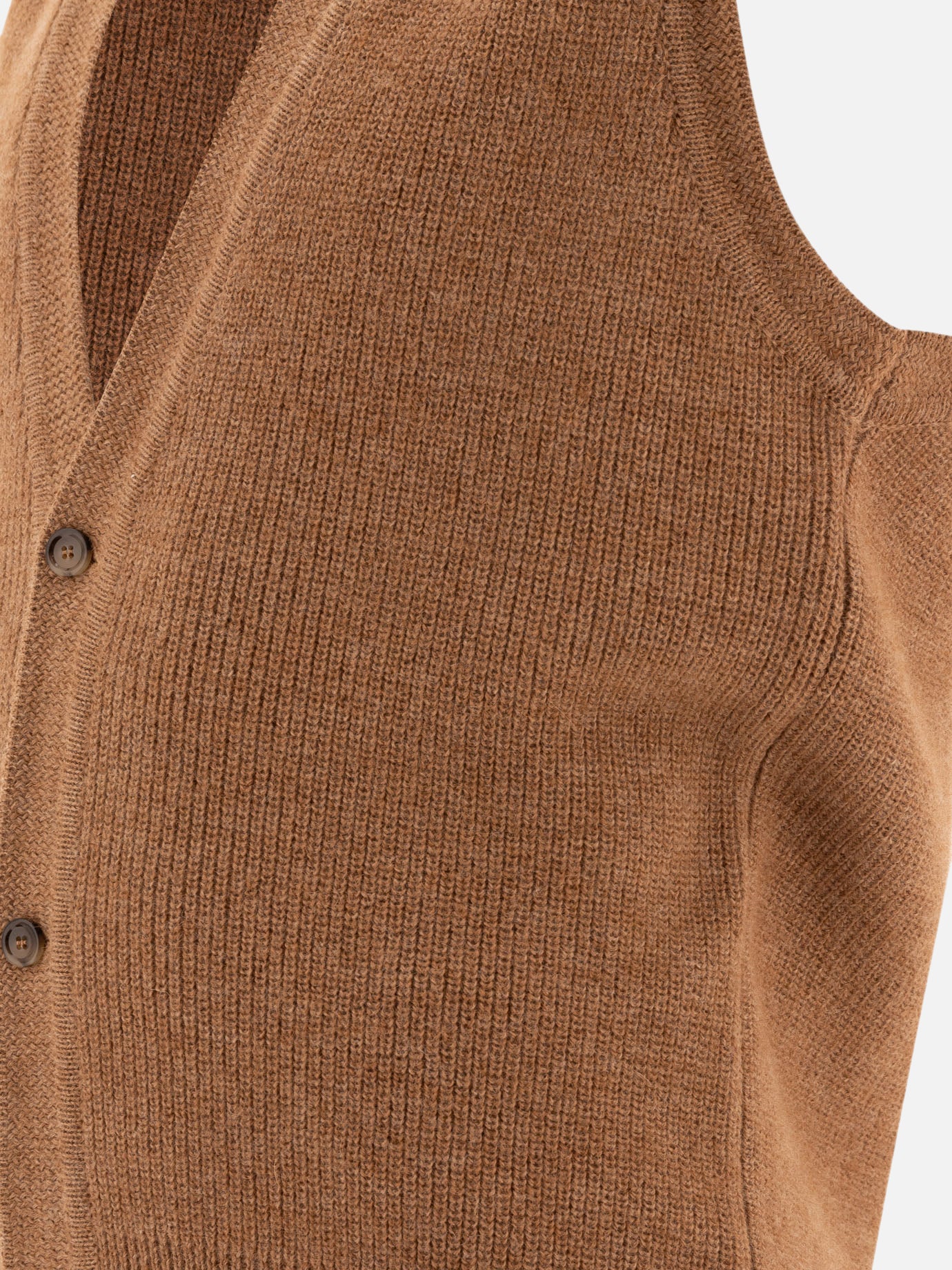 Wool and alpaca vest