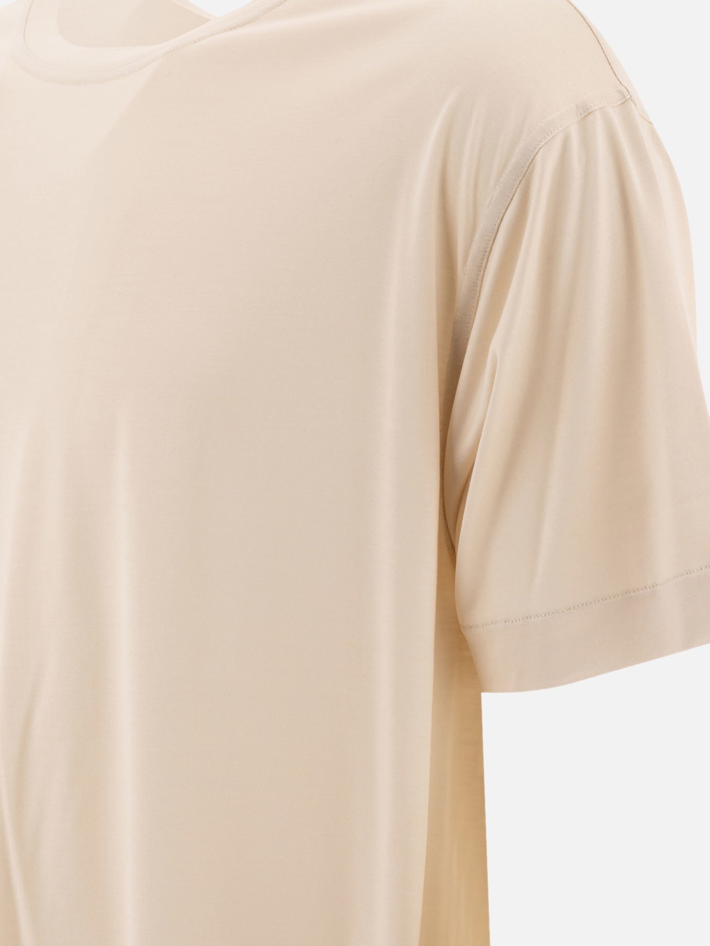 Lemaire Silk t-shirt Beige