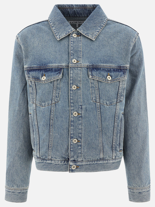 Giacche in denim Solid colour  Blu - Loewe Uomo | PLP | VIETTI Online Store 

