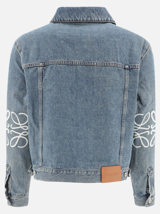 Giacche in denim Solid colour  Blu - Loewe Uomo | PLP | VIETTI Online Store | 2
