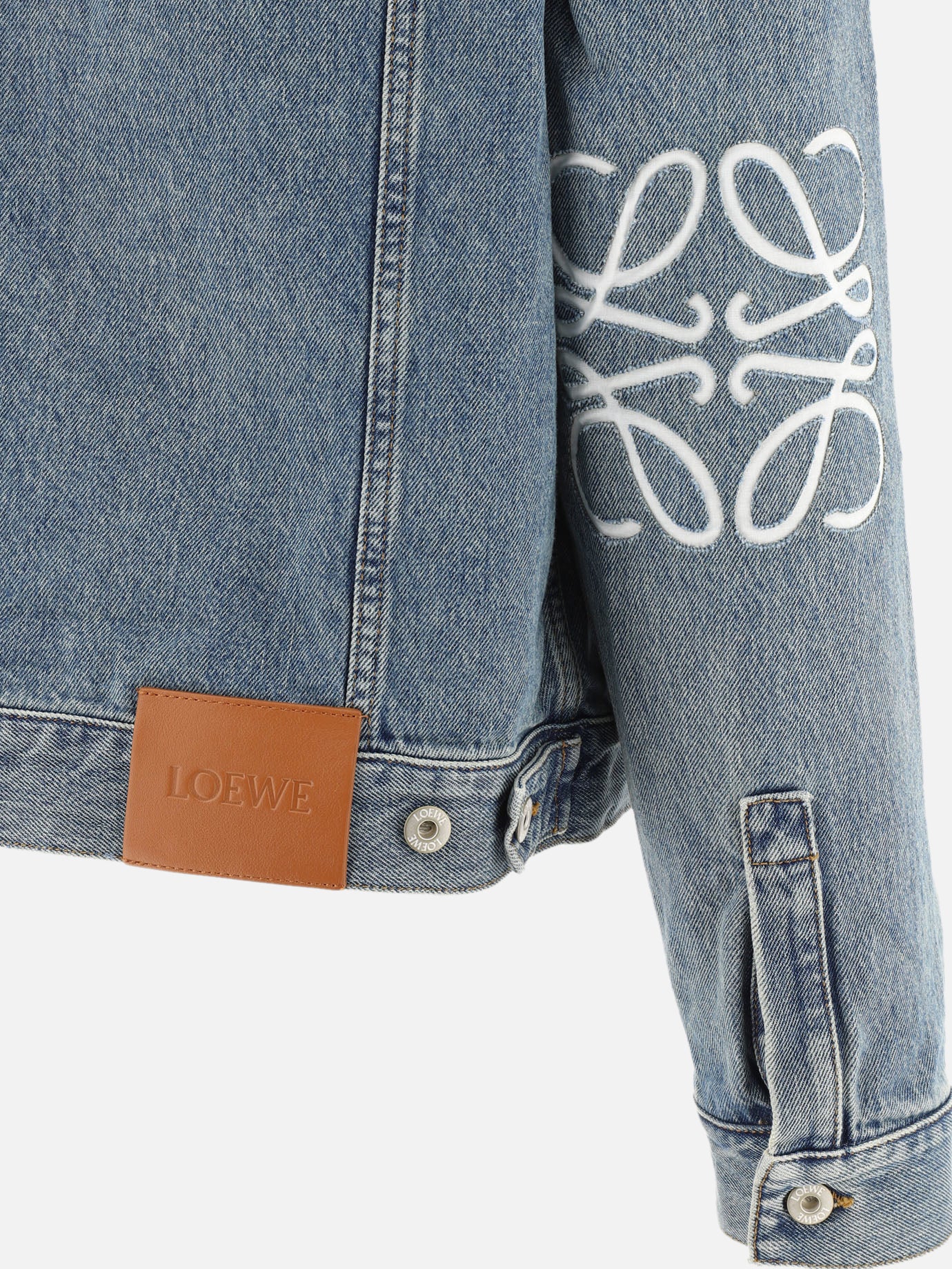 Giacche in denim Solid colour  Blu - Loewe Uomo | PDP | VIETTI Online Store | thumbnail_4