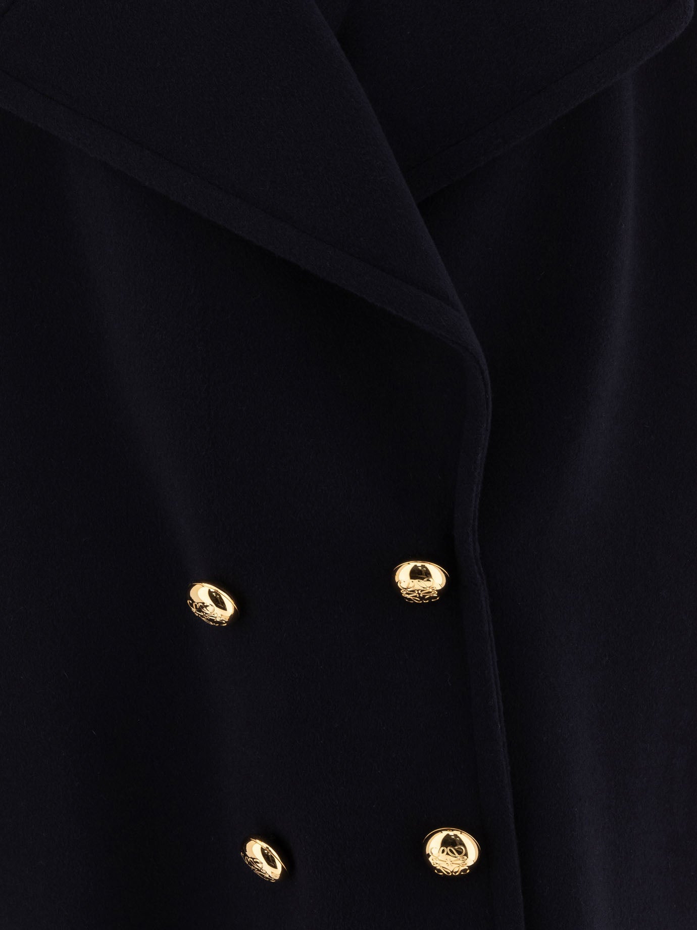 Cappotti corti Solid colour  Blu - Loewe Donna | PDP | VIETTI Online Store | thumbnail_3