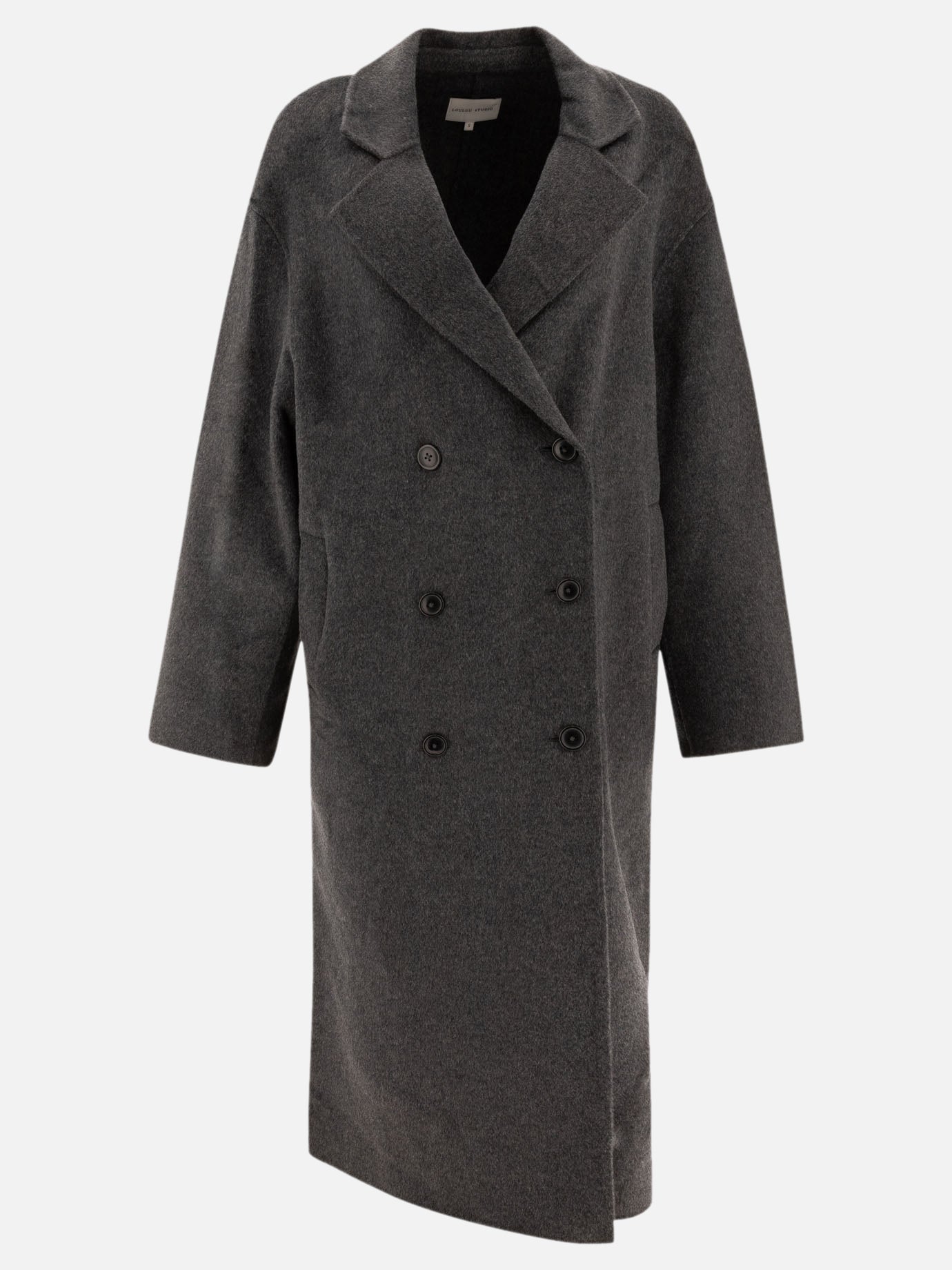 Cappotti lunghi Solid colour  Grigio - Loulou Studio Donna | PDP | VIETTI Online Store | thumbnail