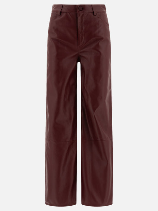 Leisure trousers Solid colour  Bordeaux - Loulou Studio Women | PLP | VIETTI Online Store 

