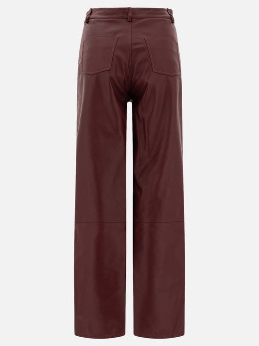 Leisure trousers Solid colour  Bordeaux - Loulou Studio Women | PLP | VIETTI Online Store | 2

