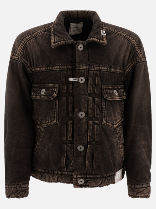 Giacche in denim Solid colour  Nero - Maison Mihara Yasuhiro Uomo | PLP | VIETTI Online Store 
